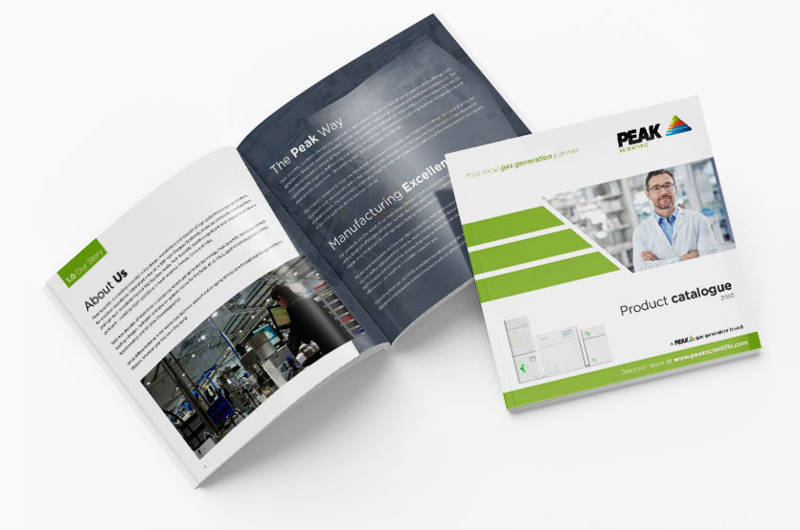 Peak Scientific社製窒素・水素発生装置製品カタログ